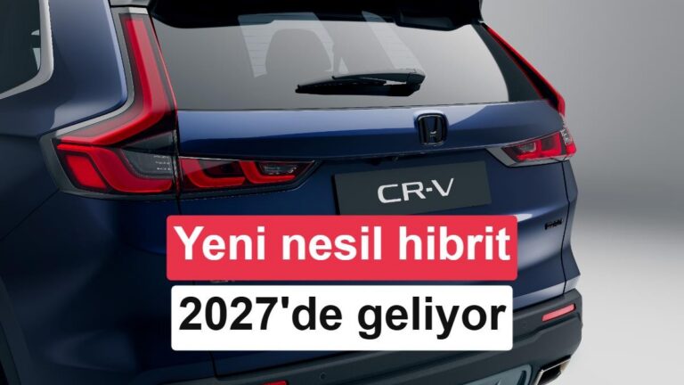 İddia: Honda, hibriti 2027 CR-V ile öne çekebilir