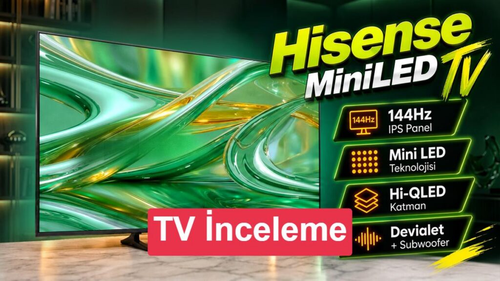 Hisense 75E8S: 144 Hz TV deneyimi ne sunuyor?