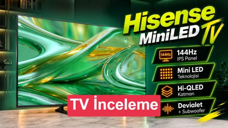 Hisense 75E8S: 144 Hz TV deneyimi ne sunuyor?